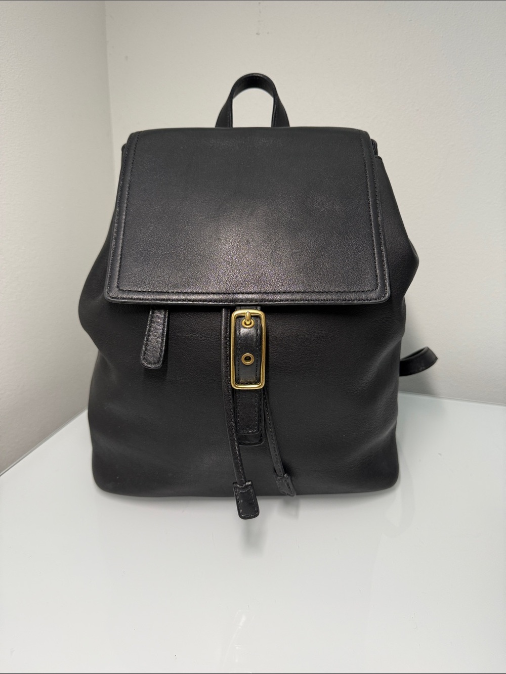 Vintage Coach Legacy West Large Backpack Black Leather 9827 EXCELLENT CONDITION